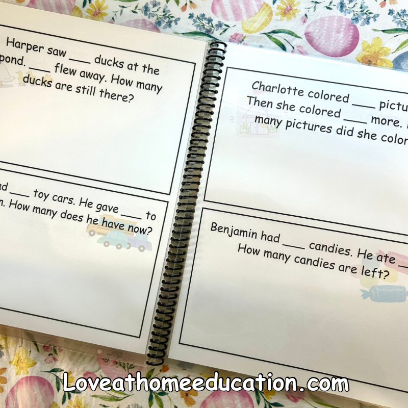 Roll & Solve: Reusable Math Book- 1st-3rd grade- Level 2
