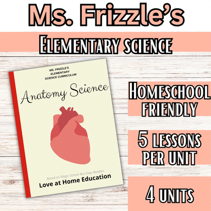 Ms. Frizzle's Elementary Science Curriculum- Original Pack (Ages 4-10, PreK-4th grade)