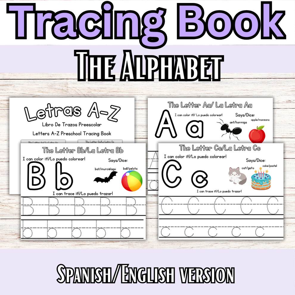 Preschool and Toddler Alphabet TRACING and BUSY BOOK! – Love at Home ...