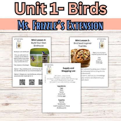 Ms. Frizzle's Elementary Science Curriculum- Extension Pack (Ages 10-14, 4th-8th grade)