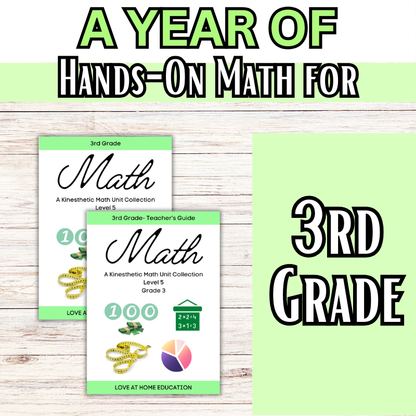 Hands on Math Learning Books (K-4)