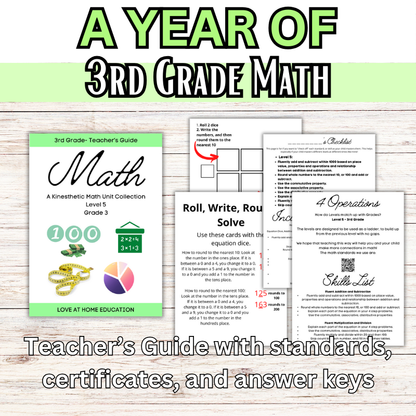 Hands on Math Learning Books (K-4)