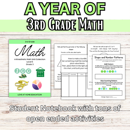 Hands on Math Learning Books (K-4)