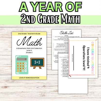 Hands on Math Learning Books (K-4)