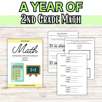 Hands on Math Learning Books (K-4)