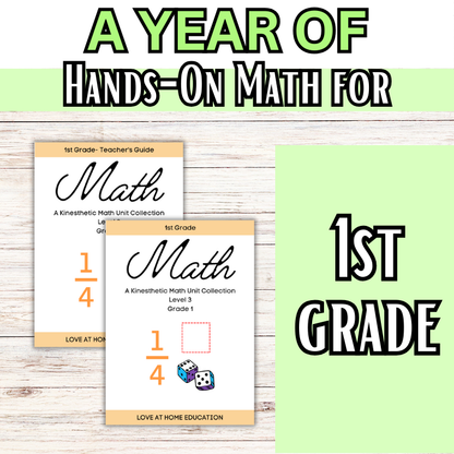 Hands on Math Learning Books (K-4)
