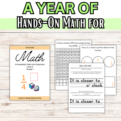Hands on Math Learning Books (K-4)