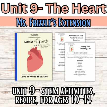 Ms. Frizzle's Elementary Science Curriculum- Extension Pack (Ages 10-14, 4th-8th grade)