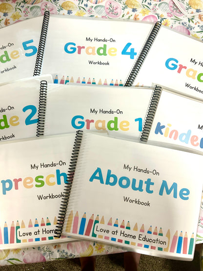 1st GRADE My Graded Hands on Workbooks- (Learning Books)