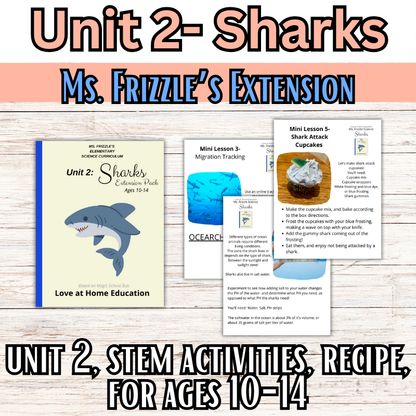 Ms. Frizzle's Elementary Science Curriculum- Extension Pack (Ages 10-14, 4th-8th grade)