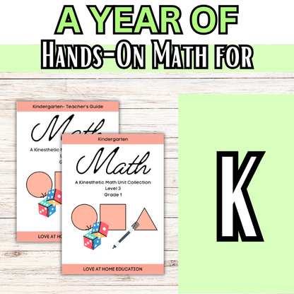 Hands on Math Learning Books (K-4)