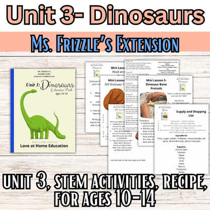 Ms. Frizzle's Elementary Science Curriculum- Extension Pack (Ages 10-14, 4th-8th grade)