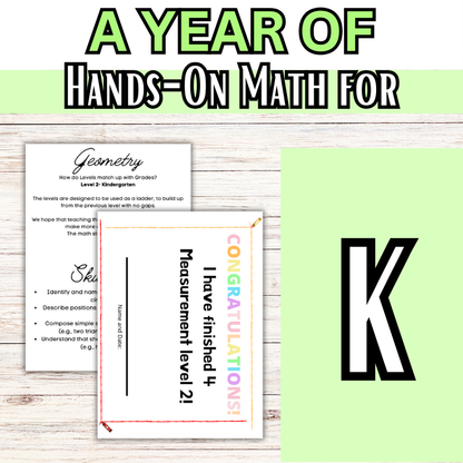 Hands on Math Learning Books (K-4)