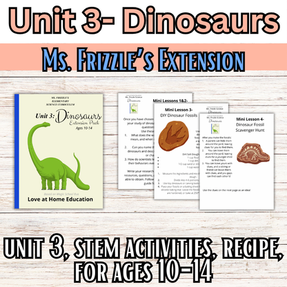 Ms. Frizzle's Elementary Science Curriculum- Extension Pack (Ages 10-14, 4th-8th grade)