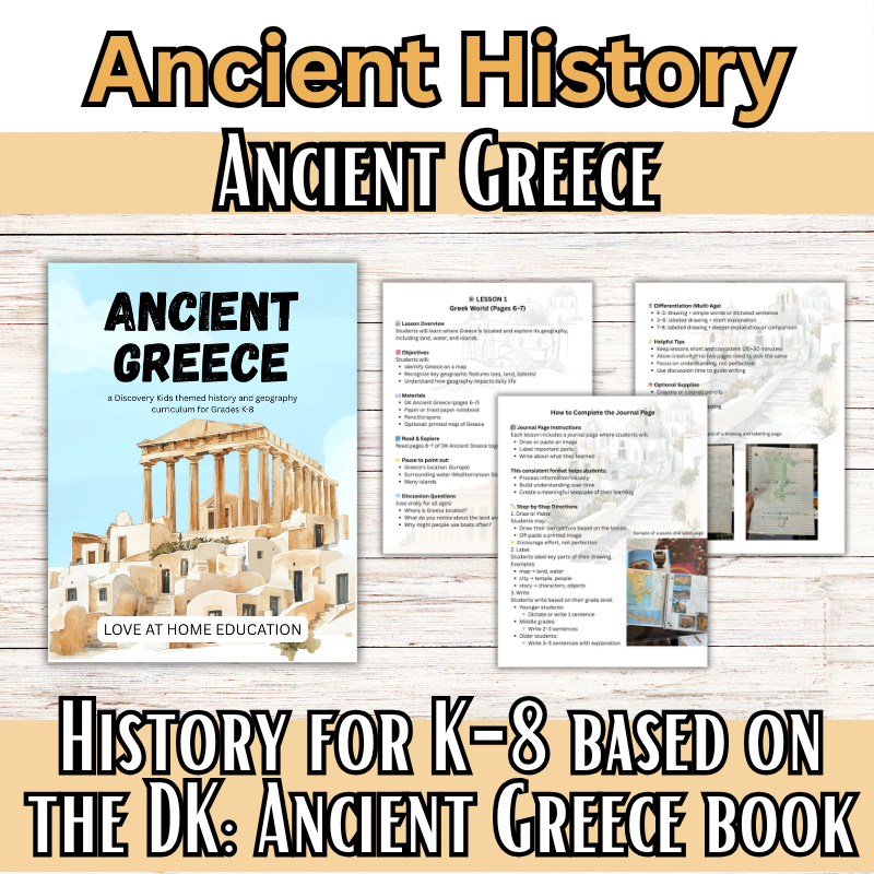 Ancient Greece Unit (K-8th)