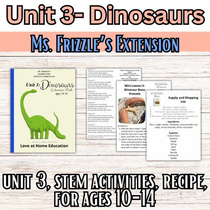 Ms. Frizzle's Elementary Science Curriculum- Extension Pack (Ages 10-14, 4th-8th grade)