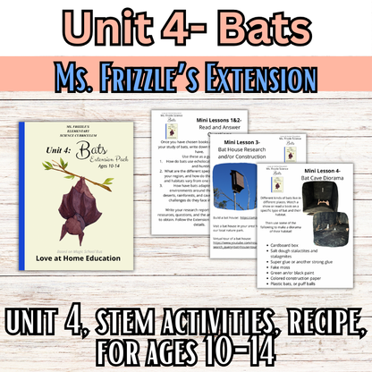Ms. Frizzle's Elementary Science Curriculum- Extension Pack (Ages 10-14, 4th-8th grade)