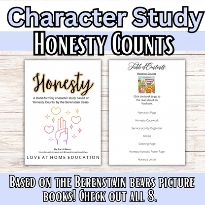 Berenstain Bears Character Studies