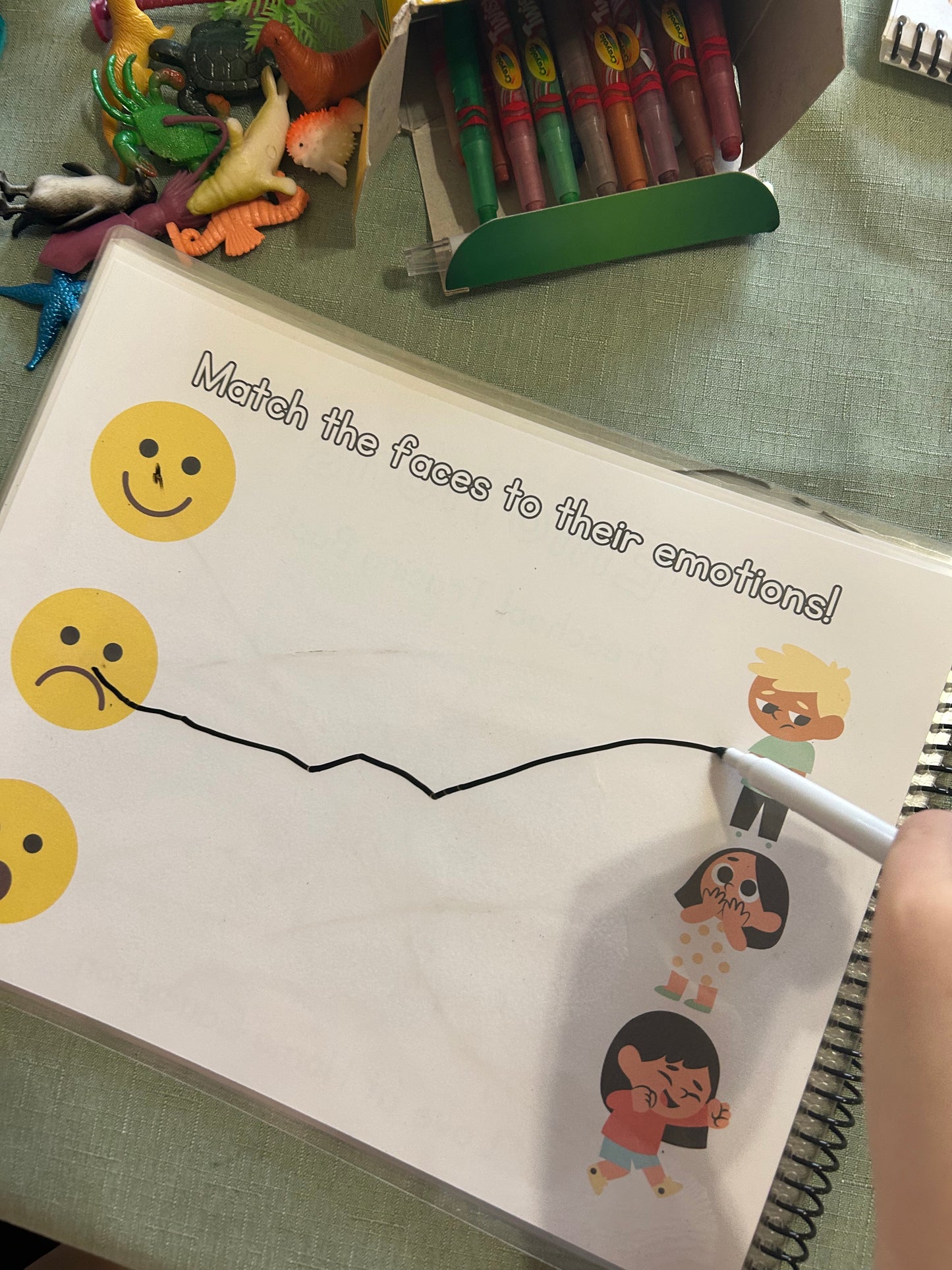 Preschool and Toddler Emotions TRACING BOOK!