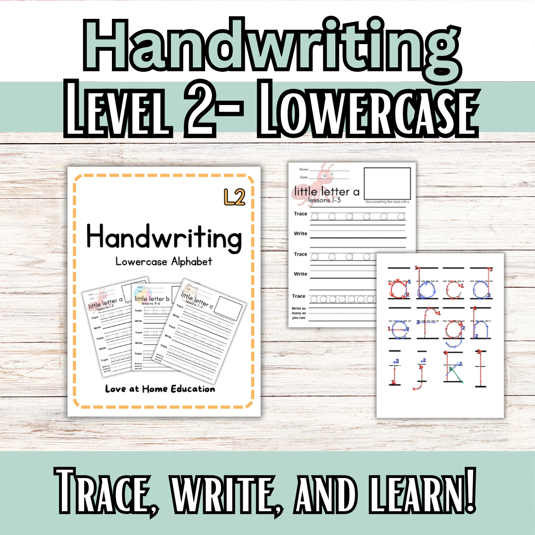 Handwriting Levels 1-4 Bundle: Manuscript