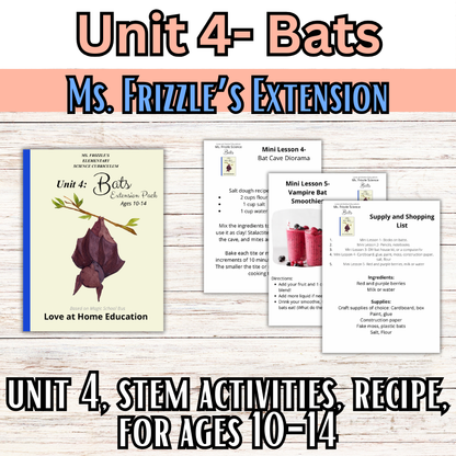 Ms. Frizzle's Elementary Science Curriculum- Extension Pack (Ages 10-14, 4th-8th grade)