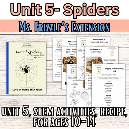 Ms. Frizzle's Elementary Science Curriculum- Extension Pack (Ages 10-14, 4th-8th grade)