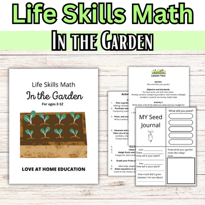 Life Skills Math- Hands-On Math in the Garden