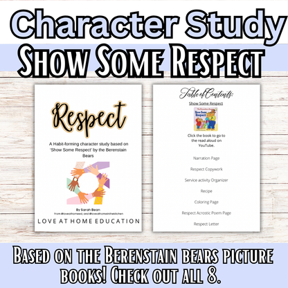Berenstain Bears Character Studies