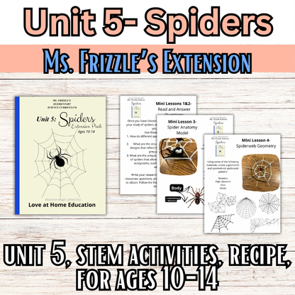 Ms. Frizzle's Elementary Science Curriculum- Extension Pack (Ages 10-14, 4th-8th grade)