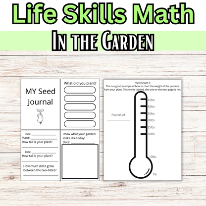 Life Skills Math- Hands-On Math in the Garden