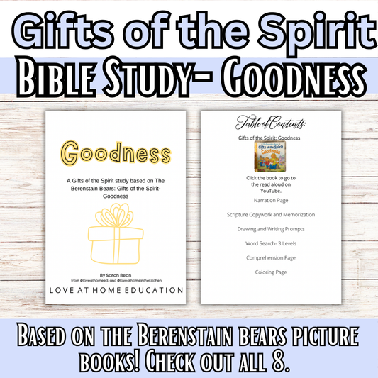 Gifts of the Spirit: a Berenstain Bears' Study