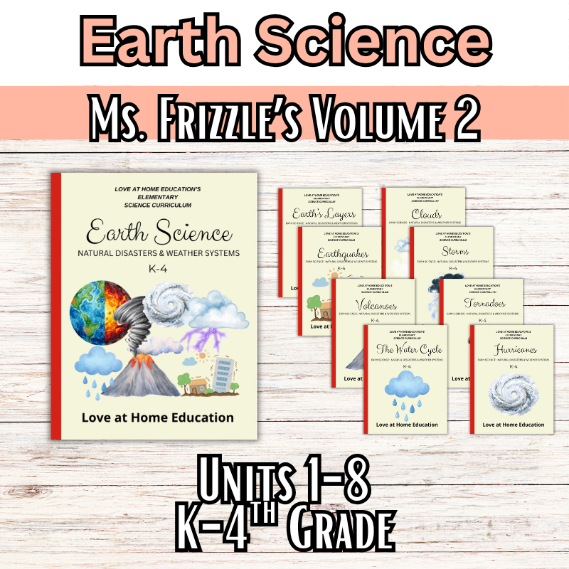 Ms. Frizzle Earth Science Addition (8 units) (K-4th) Volume 2: Units 1-8
