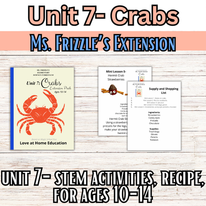 Ms. Frizzle's Elementary Science Curriculum- Extension Pack (Ages 10-14, 4th-8th grade)