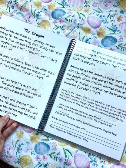 Reading Fluency & Pacing Book- Mythical Creatures