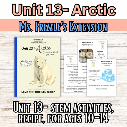 Ms. Frizzle's Elementary Science Curriculum- Extension Pack (Ages 10-14, 4th-8th grade)