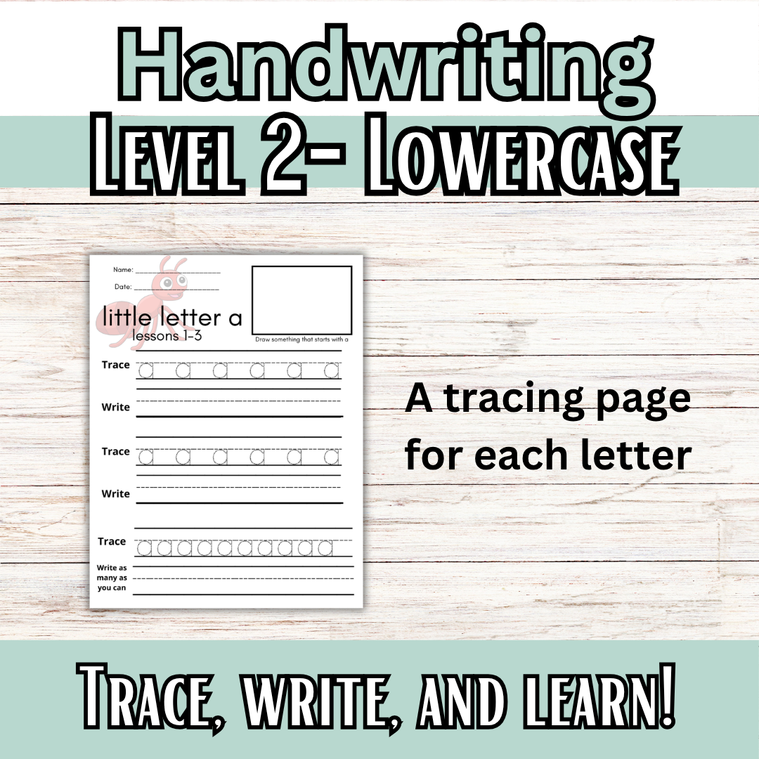 Handwriting Levels 1-4 Bundle: Manuscript