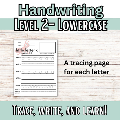 Handwriting Levels 1-4 Bundle: Manuscript