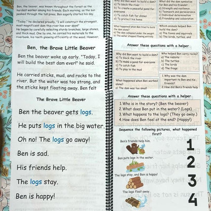 Storytime Comprehension: Inspiring Confidence in Young Readers (Mammals, Reading Comprehension) PreK-8th Grade