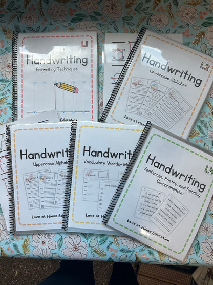 Handwriting Levels 1-4 Bundle: Manuscript