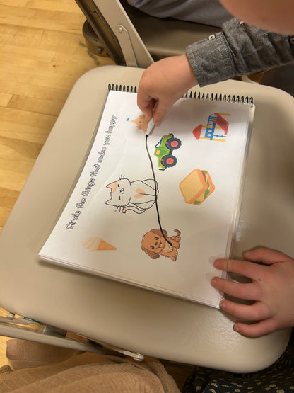 Preschool and Toddler Emotions TRACING BOOK!