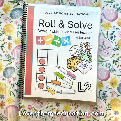 Roll & Solve: Reusable Math Book Bundle