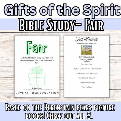 Gifts of the Spirit: a Berenstain Bears' Study