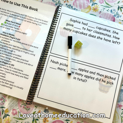 Roll & Solve: Reusable Math Book Bundle