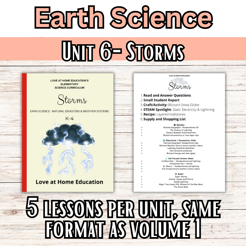 Ms. Frizzle Earth Science Addition (8 units) (K-4th) Volume 2: Units 1-8