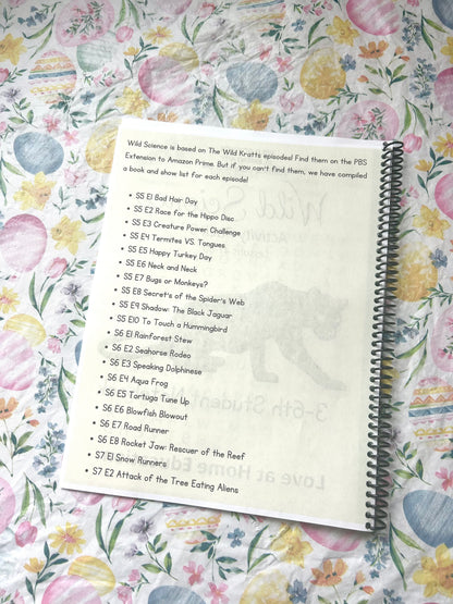 Wild Science: Elementary Science Curriculum: Activity Book 3
