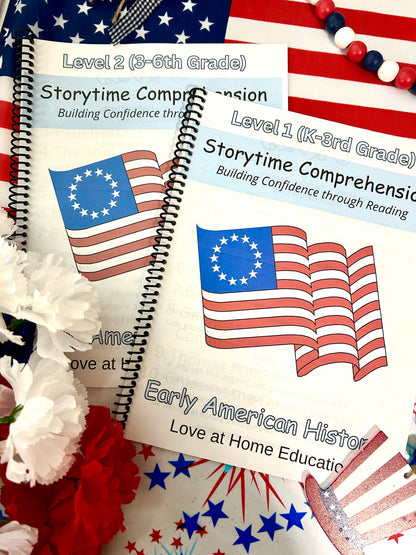 Storytime Comprehension: Inspiring Confidence in Young Readers (America Volume 1, Reading Comprehension) K-6th Grade