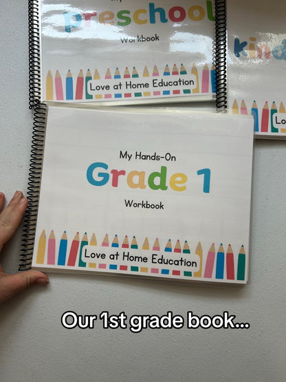 My Graded Hands on Workbooks- Preschool-5th Grade (Learning Books) Bundle