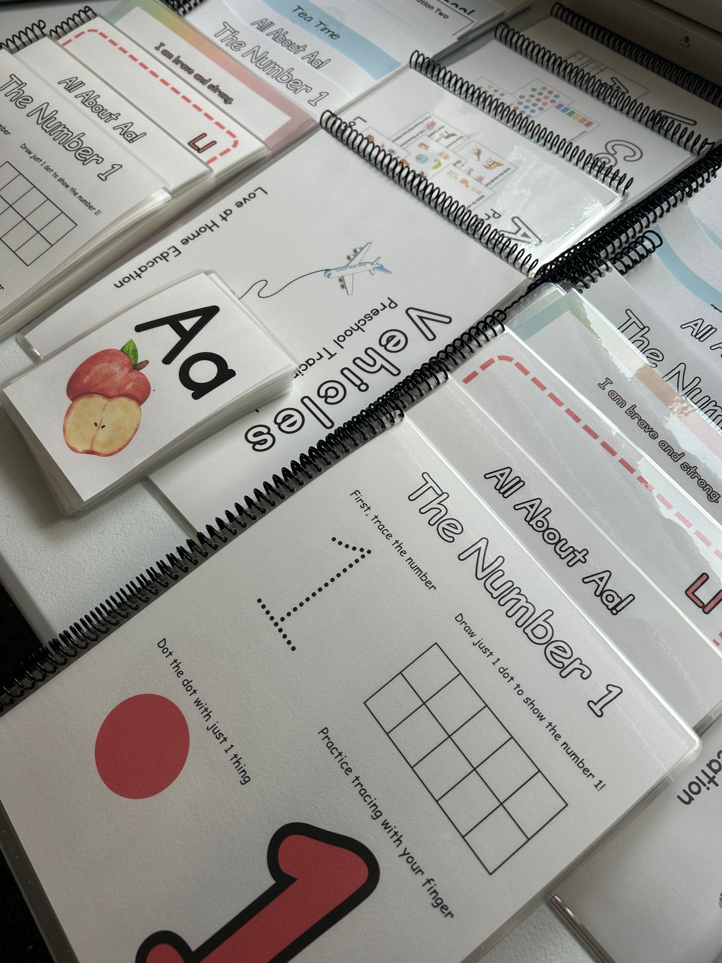The TikTok Preschool Bundle (Full Preschool Curriculum, Calm Down Corner Posters, and Tracing Books)