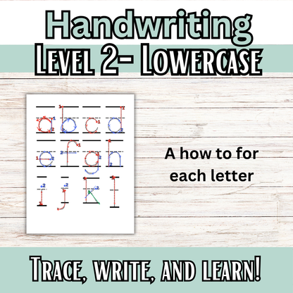 Handwriting Levels 1-4 Bundle: Manuscript