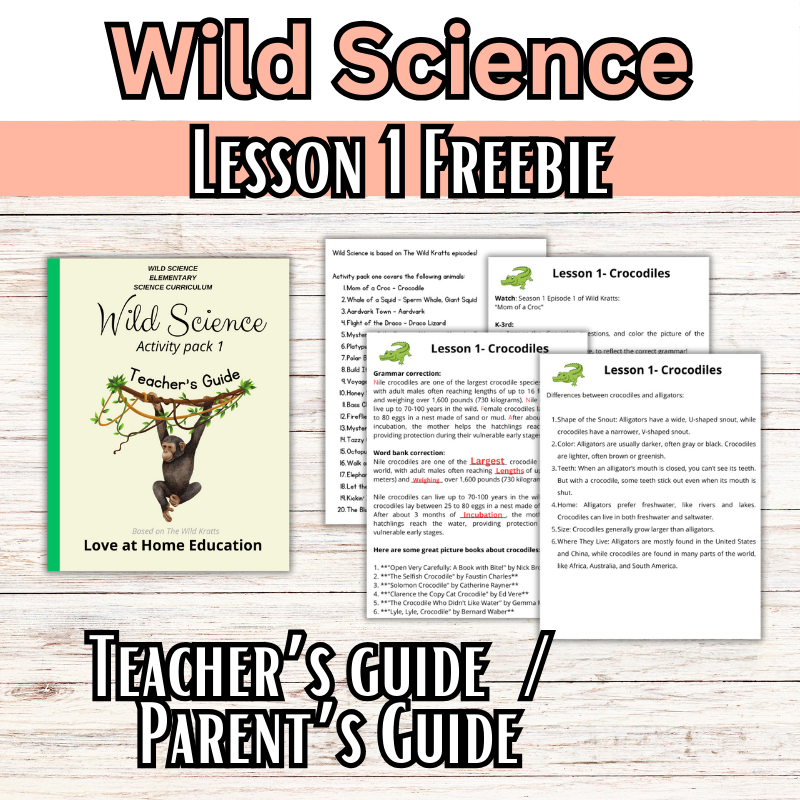 Wild Science: Elementary Science Curriculum: Activity Book 1